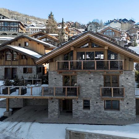 Vila Chalet Spacieux Avec Bain Nordique, Hammam Et Vue Proche Des Pistes - Fr-1-570-66 Saint-Martin-de-Belleville Exteriér fotografie